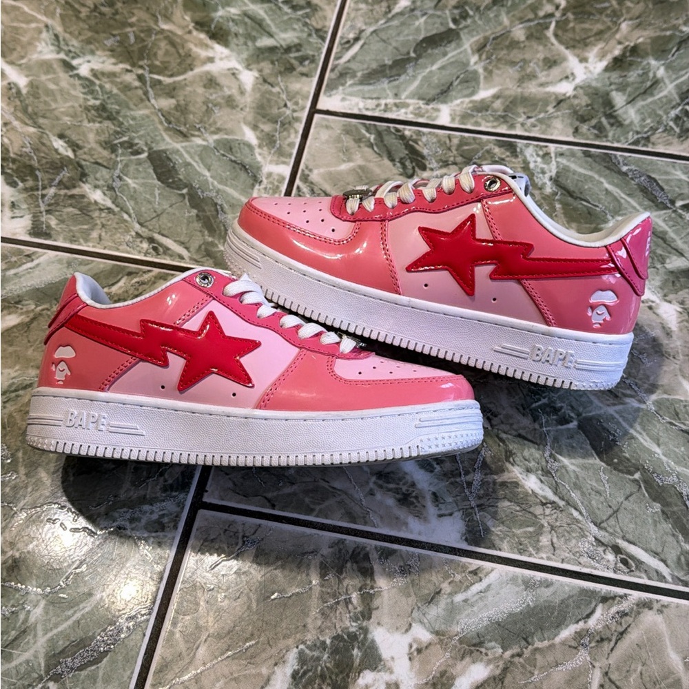 Bape Sta Low Camo Pink